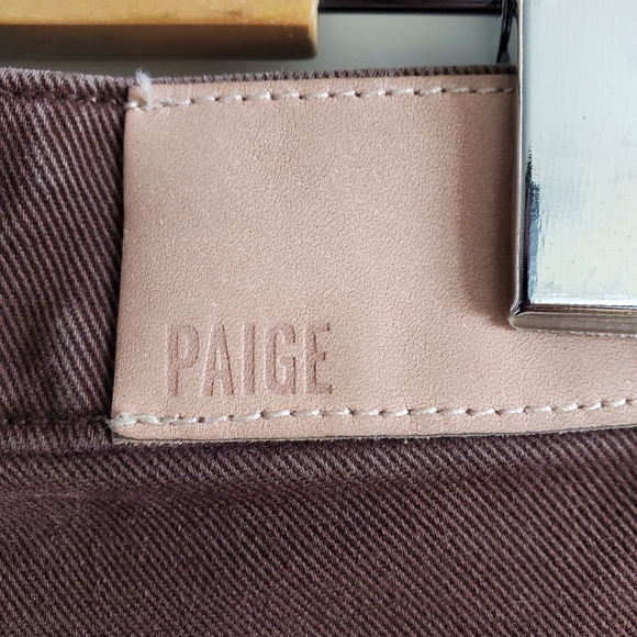 Paige Brown Hoxton Slim Jeans Pant Size 25 - Picture 4 of 14